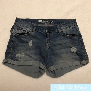 Old Navy Distressed Denim Shorts Size 2